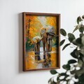 Tablou decorativ, NAL148-46, MDF, Lemn masiv, Multicolor