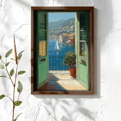 Tablou decorativ, NAL157-70, MDF, Lemn masiv, Multicolor