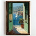 Tablou decorativ, NAL157-70, MDF, Lemn masiv, Multicolor