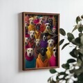 Tablou decorativ, NAL158-70, MDF, Lemn masiv, Multicolor