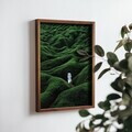 Tablou decorativ, NAL166-46, MDF, Lemn masiv, Multicolor