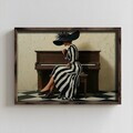Tablou decorativ, NAL178-46, MDF, Lemn masiv, Multicolor