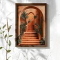 Tablou decorativ, NAL182-46, MDF, Lemn masiv, Multicolor