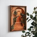 Tablou decorativ, NAL182-46, MDF, Lemn masiv, Multicolor