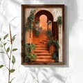 Tablou decorativ, NAL183-70, MDF, Lemn masiv, Multicolor