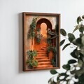 Tablou decorativ, NAL183-70, MDF, Lemn masiv, Multicolor