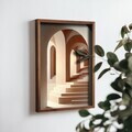 Tablou decorativ, NAL185-46, MDF, Lemn masiv, Multicolor