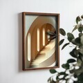 Tablou decorativ, NAL186-46, MDF, Lemn masiv, Multicolor