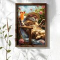 Tablou decorativ, NAL208-70, MDF, Lemn masiv, Multicolor