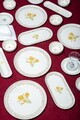 Set de mic dejun, Hermia, 858CMR1113, Portelan, Platou: 22 cm (2 bucăți), Multicolor
