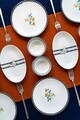 Set de mic dejun, Hermia, 858CMR1118, Portelan, Platou: 20 cm (6 bucăți), Multicolor