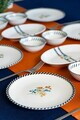 Set de mic dejun, Hermia, 858CMR1118, Portelan, Platou: 20 cm (6 bucăți), Multicolor