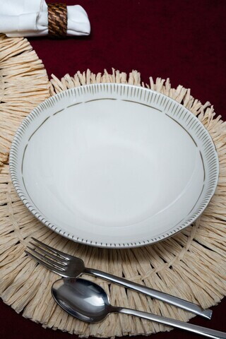 Set de boluri pentru salată, Hermia, 858CMR1511, Portelan, Multicolor
