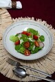 Set de boluri pentru salată, Hermia, 858CMR1511, Portelan, Multicolor