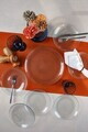 Set platouri servire desert, Hermia, 858CMR1901, Sticla, Farfurie de servire: 25 cm (1 bucată), Transparent