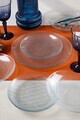 Set platouri servire desert, Hermia, 858CMR1901, Sticla, Farfurie de servire: 25 cm (1 bucată), Transparent