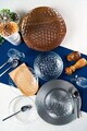 Set platouri servire desert, Hermia, 858CMR1903, Sticla, Farfurie de servire: 25 cm (1 bucată), Transparent