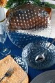 Set platouri servire desert, Hermia, 858CMR1903, Sticla, Farfurie de servire: 25 cm (1 bucată), Transparent