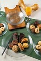 Set platouri servire desert, Hermia, 858CMR1904, Sticla, Farfurie de servire: 25 cm (1 bucată), Transparent