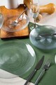 Set platouri servire desert, Hermia, 858CMR1904, Sticla, Farfurie de servire: 25 cm (1 bucată), Transparent