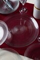 Set platouri servire desert, Hermia, 858CMR1905, Sticla, Farfurie de servire: 25 cm (1 bucată), Transparent