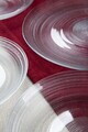 Set platouri servire desert, Hermia, 858CMR1905, Sticla, Farfurie de servire: 25 cm (1 bucată), Transparent