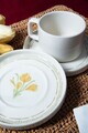Set pentru ceai, Hermia, 858CMR2102, Portelan, Farfurie: 14 cm (2 bucăți), Multicolor