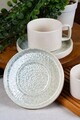 Set pentru ceai, Hermia, 858CMR2104, Portelan, Farfurie: 14 cm (2 bucăți), Multicolor