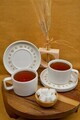 Set pentru ceai, Hermia, 858CMR2112, Portelan, Farfurie: 14 cm (2 bucăți), Multicolor