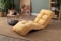 Fotoliu extensibil, Atelier del Sofa, 859FTN2348, Metal, Galben mustar