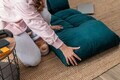 Fotoliu extensibil, Atelier del Sofa, 859FTN2349, Metal, Verde petrol