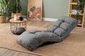 Fotoliu extensibil, Atelier del Sofa, 859FTN2350, Metal, Gri deschis
