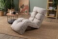 Fotoliu extensibil, Atelier del Sofa, 859FTN2351, Metal, Crem