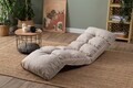 Fotoliu extensibil, Atelier del Sofa, 859FTN2351, Metal, Crem