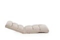 Fotoliu extensibil, Atelier del Sofa, 859FTN2351, Metal, Crem