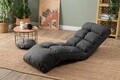 Fotoliu extensibil, Atelier del Sofa, 859FTN2352, Metal, Gri inchis