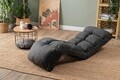 Fotoliu extensibil, Atelier del Sofa, 859FTN2352, Metal, Gri inchis