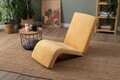 Fotoliu extensibil, Atelier del Sofa, 859FTN2358, Metal, Galben mustar