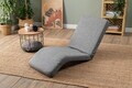 Fotoliu extensibil, Atelier del Sofa, 859FTN2360, Metal, Gri deschis