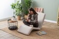 Fotoliu extensibil, Atelier del Sofa, 859FTN2361, Metal, Crem