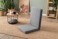 Fotoliu extensibil, Atelier del Sofa, 859FTN2370, Metal, Gri deschis