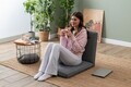 Fotoliu extensibil, Atelier del Sofa, 859FTN2370, Metal, Gri deschis