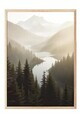 Tablou decorativ, 108297, Lemn masiv, Sticla PVC, Multicolor