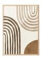 Tablou decorativ, 108333, Lemn masiv, Sticla PVC, Multicolor