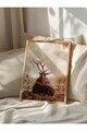 Tablou decorativ, 108351, Lemn masiv, Sticla PVC, Multicolor
