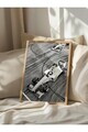 Tablou decorativ, 108393, Lemn masiv, Sticla PVC, Multicolor
