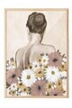 Tablou decorativ, 108431, Lemn masiv, Sticla PVC, Multicolor
