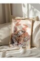 Tablou decorativ, 108441, Lemn masiv, Sticla PVC, Multicolor