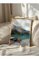 Tablou decorativ, 108442, Lemn masiv, Sticla PVC, Multicolor