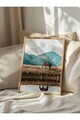 Tablou decorativ, 108446, Lemn masiv, Sticla PVC, Multicolor